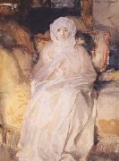John Singer Sargent Mrs.Gardner in White (mk18) Spain oil painting artist